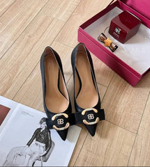 On Sale Balenciaga Black Heels for Woman With Original Box