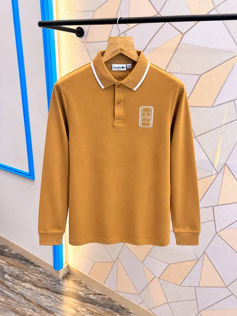 Lacoste Premium Quality Full Sleeve T Shirt Store Article