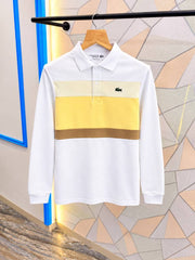 Lacoste Premium Quality Full Sleeve T Shirt Store Article