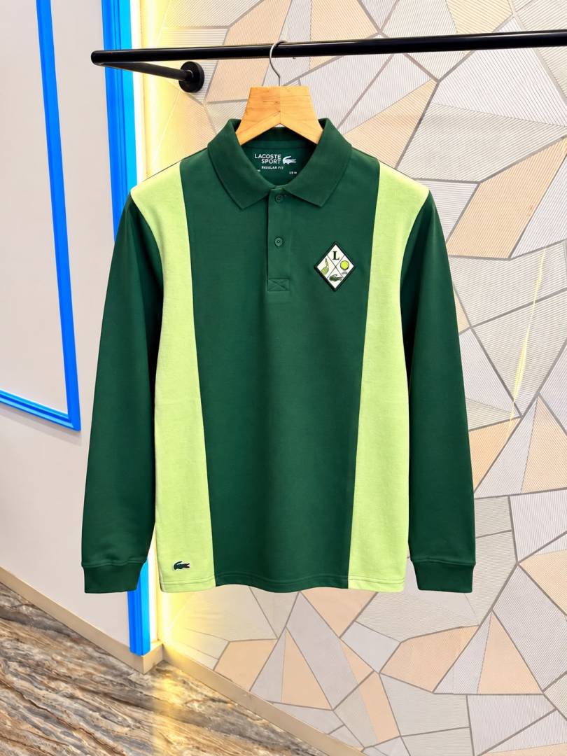 Lacoste Premium Quality Full Sleeve T Shirt Store Article