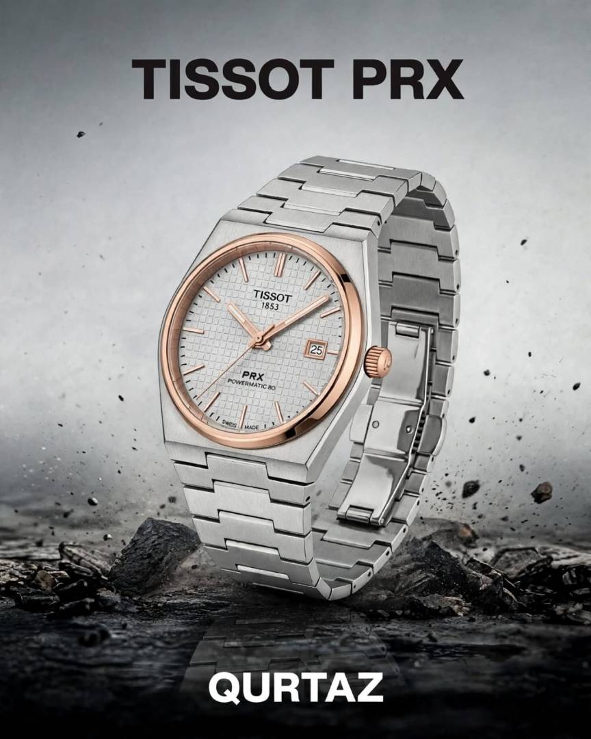 Tissot 1853 Prx Powermatic Quartz 2 ton white checks