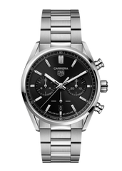TAG Heuer Carrera Chronograph silver Black