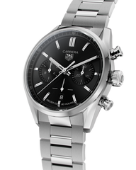 TAG Heuer Carrera Chronograph silver Black