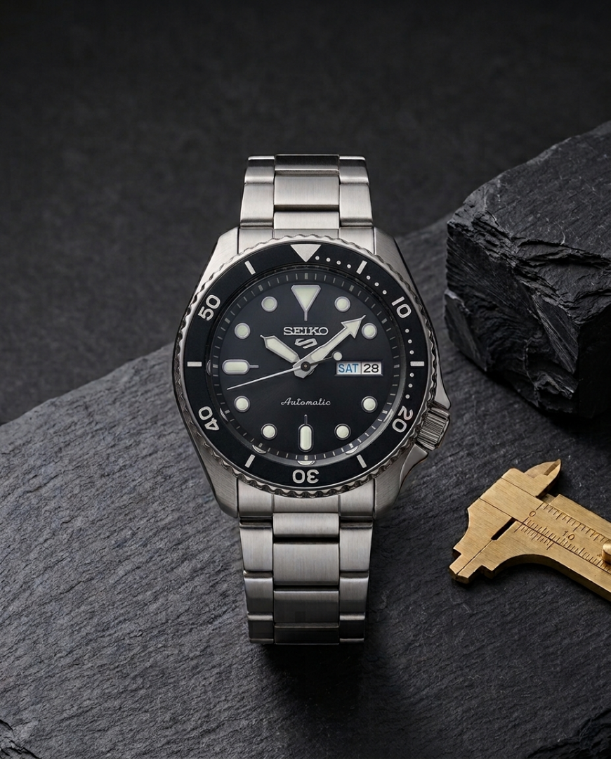 Seiko 5 Sports SRPK31K1 Silver black Dial