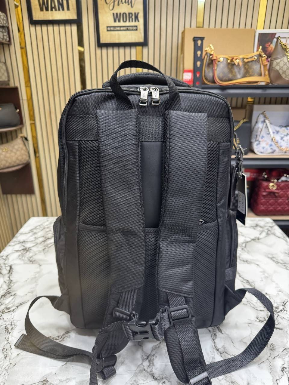 Tumi Alpha Bravo Utility Backpack (Black) (T85611)