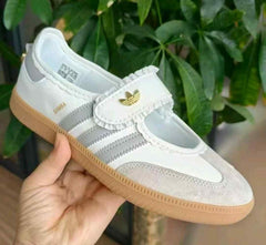 Adidas Samba Jane white grey