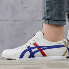Tiger Slipon 66 White Blue Gold Red fix (667)