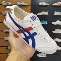 Tiger Slipon 66 White Blue Gold Red fix (667)