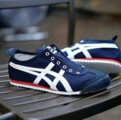 Onitsuka Tiger slip on navy blue white (bs06)