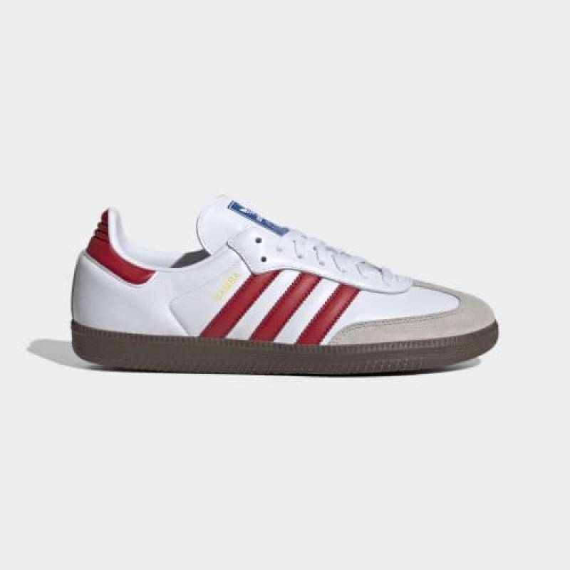 Adidas Samba white red (960)