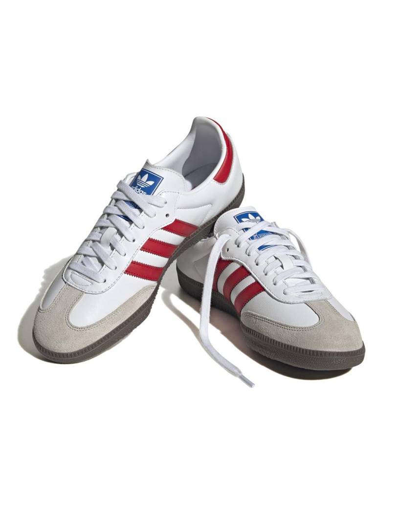 Adidas Samba white red (960)