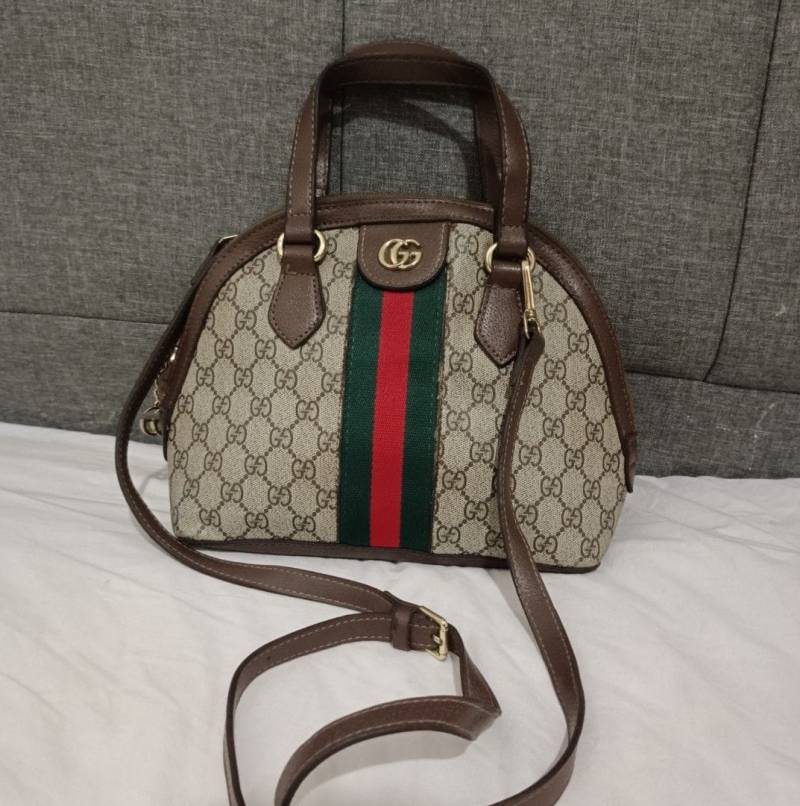 Gucci Ophidia Dome Top Handle Bag With Dust Bag 524533