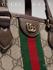 Gucci Ophidia Small GG Tote Bag With OG Box Dust Cover & Carry Bag 836848