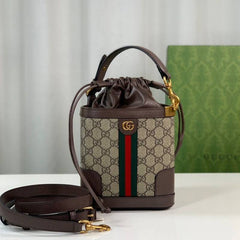 Gucci Ophidia Mini Bucket Bag With OG Box Dust Cover & Carry Bag 752483