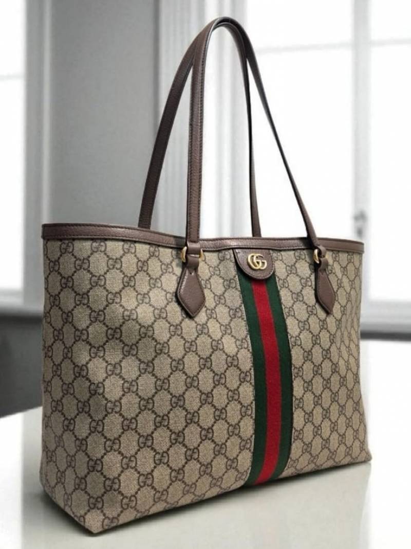 Gucci Ophidia GG Supreme Tote Bag With Dust Cover & Carry Bag 9867