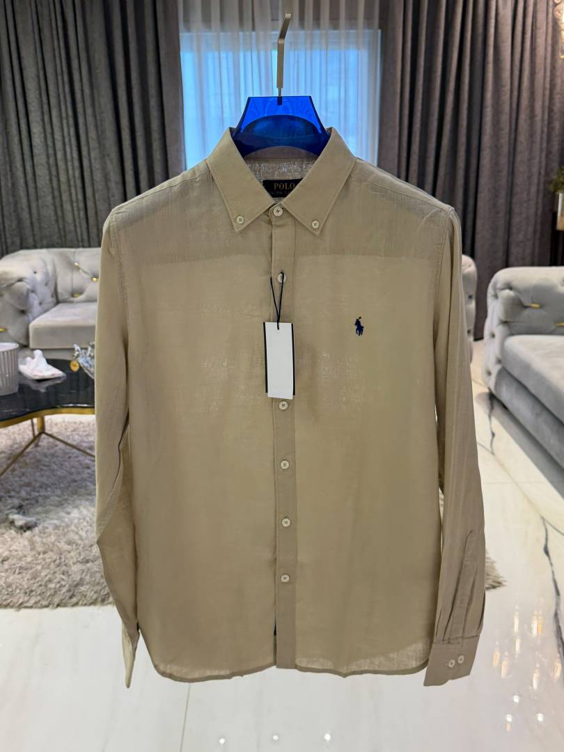RALFH LAUREN IMPORTED STORE ARTICLE LEYLAND FABRIC SHIRT