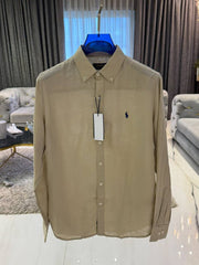 RALFH LAUREN IMPORTED STORE ARTICLE LEYLAND FABRIC SHIRT