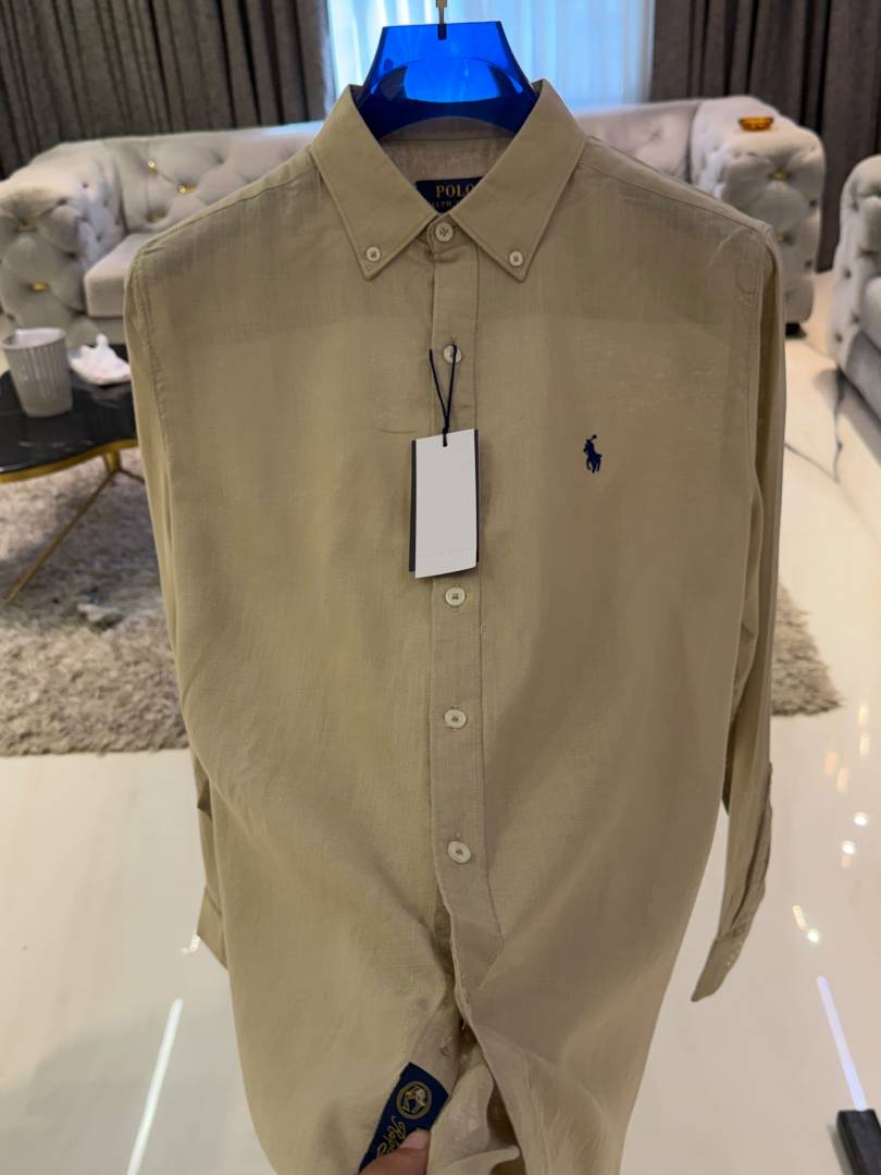 RALFH LAUREN IMPORTED STORE ARTICLE LEYLAND FABRIC SHIRT