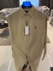 RALFH LAUREN IMPORTED STORE ARTICLE LEYLAND FABRIC SHIRT