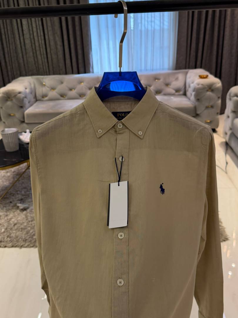 RALFH LAUREN IMPORTED STORE ARTICLE LEYLAND FABRIC SHIRT