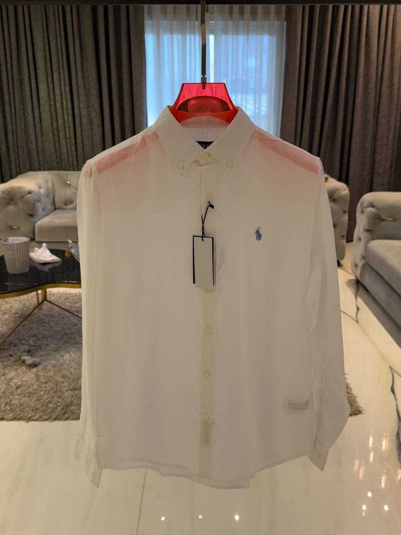 RALFH LAUREN IMPORTED STORE ARTICLE LEYLAND FABRIC SHIRT