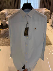 RALFH LAUREN IMPORTED STORE ARTICLE LEYLAND FABRIC SHIRT