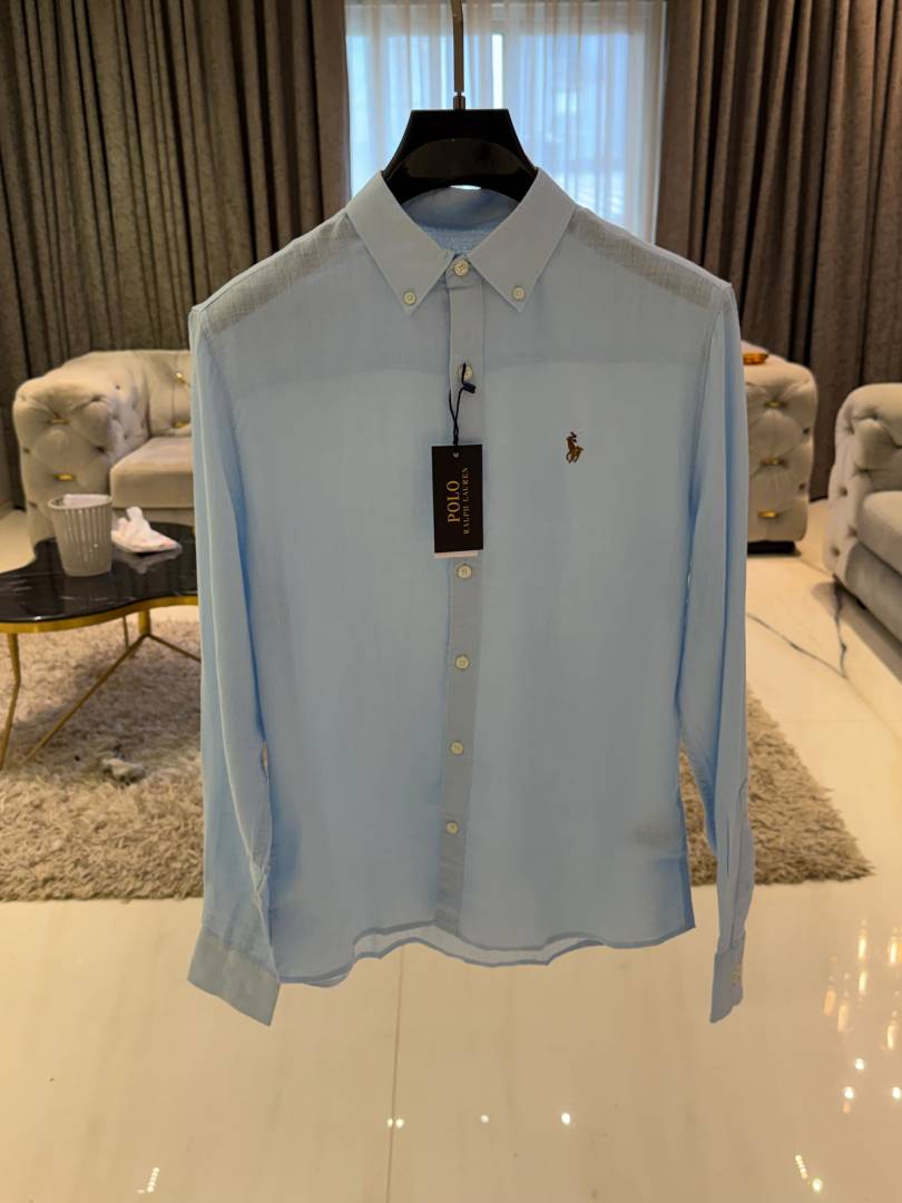 RALFH LAUREN IMPORTED STORE ARTICLE LEYLAND FABRIC SHIRT