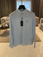 RALFH LAUREN IMPORTED STORE ARTICLE LEYLAND FABRIC SHIRT