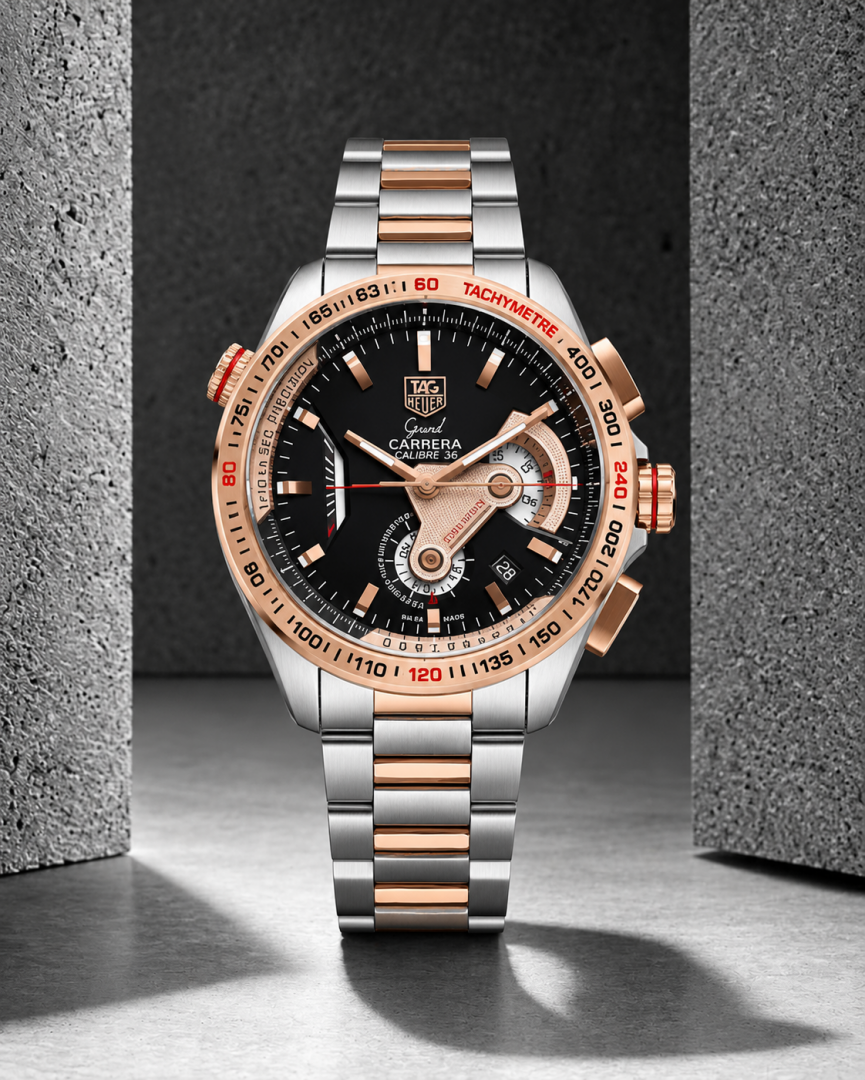 Tag Heuer carrera Caliber 36 Japan 2 ton black