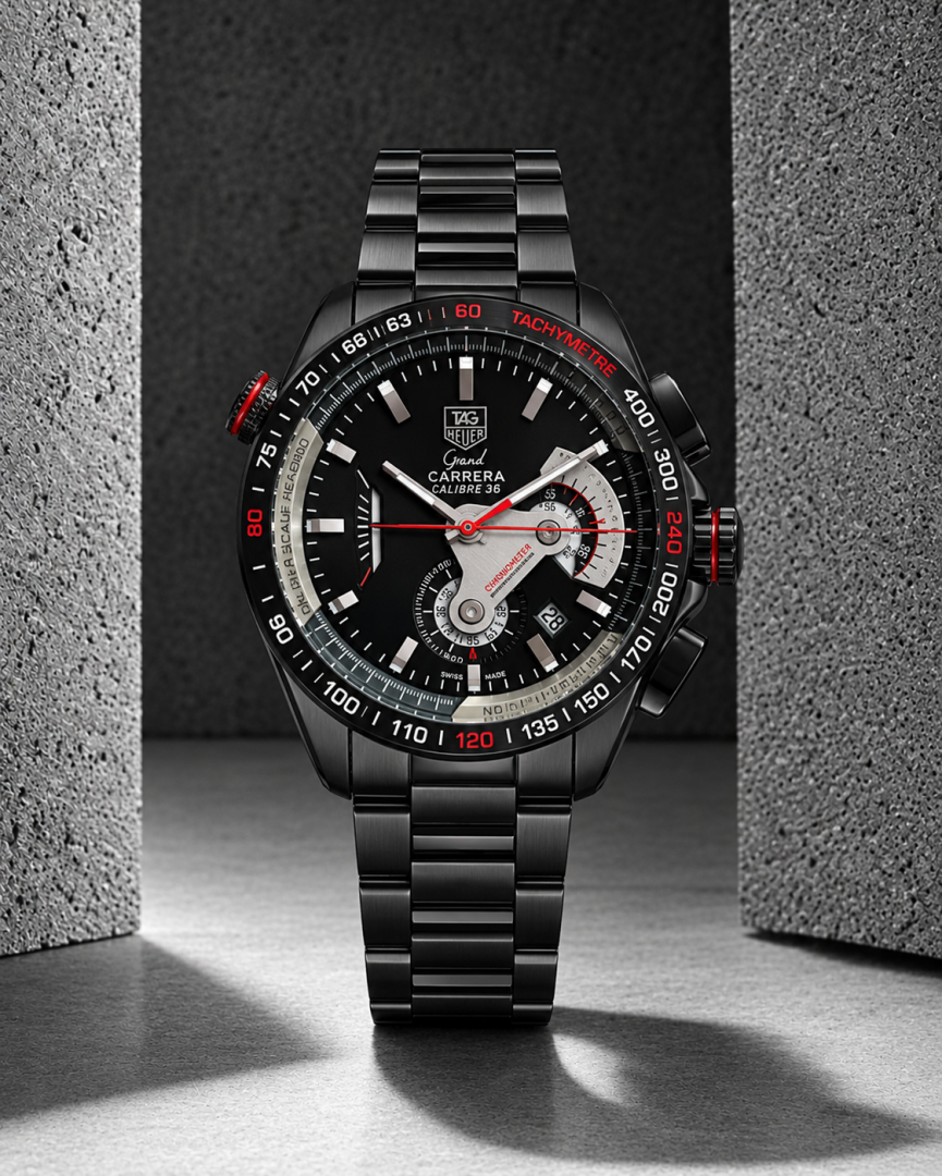 Tag Heuer carrera caliber 36 Japan black