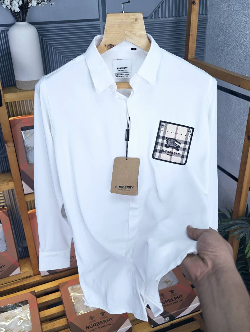 Burberry Logo Shirt White K280 W