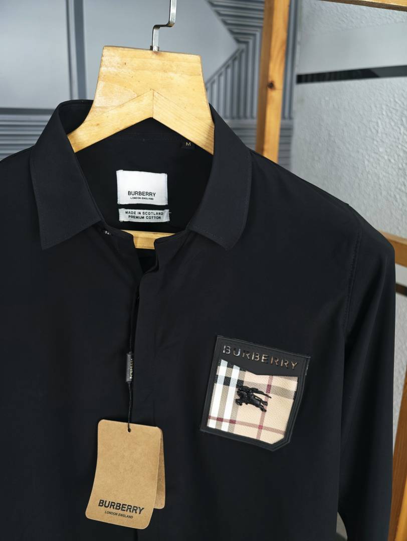 Burberry Logo Shirt Black K280 BK