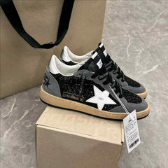 Golden Goose Ball Star glitter leather star sneakers 211