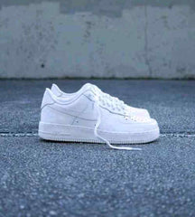 Nike airforce 1 white pure leather heavy quality 164