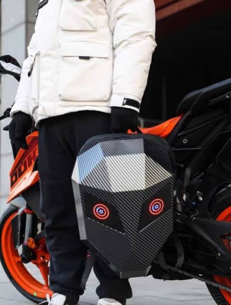 DAI BOOS LED LIGHT BAGPACK BLACK COLOUR PREMIUM QUALITY AVAILABLE