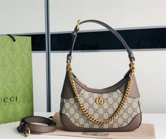 Gucci Aphrodite GG Supreme Canvas Monogram Hobo Bag small Shoulder Bag With OG Box Dust Cover & Carry Bag 731817