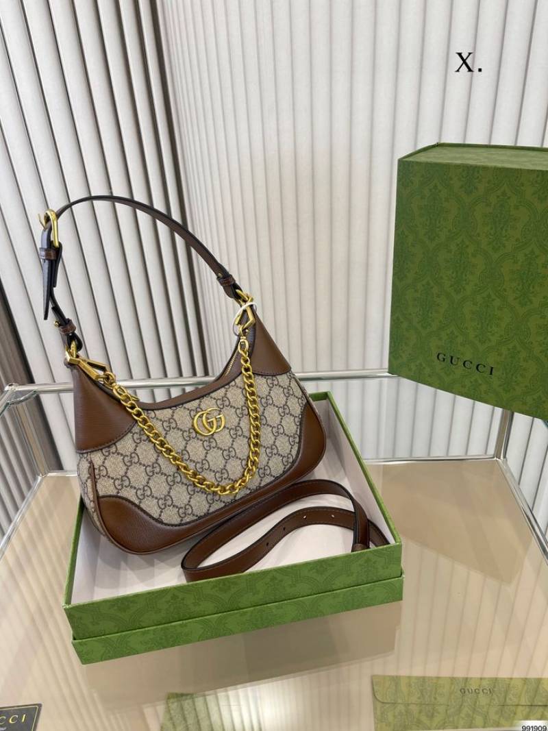 Gucci Aphrodite GG Supreme Canvas Monogram Hobo Bag small Shoulder Bag With OG Box Dust Cover & Carry Bag 731817