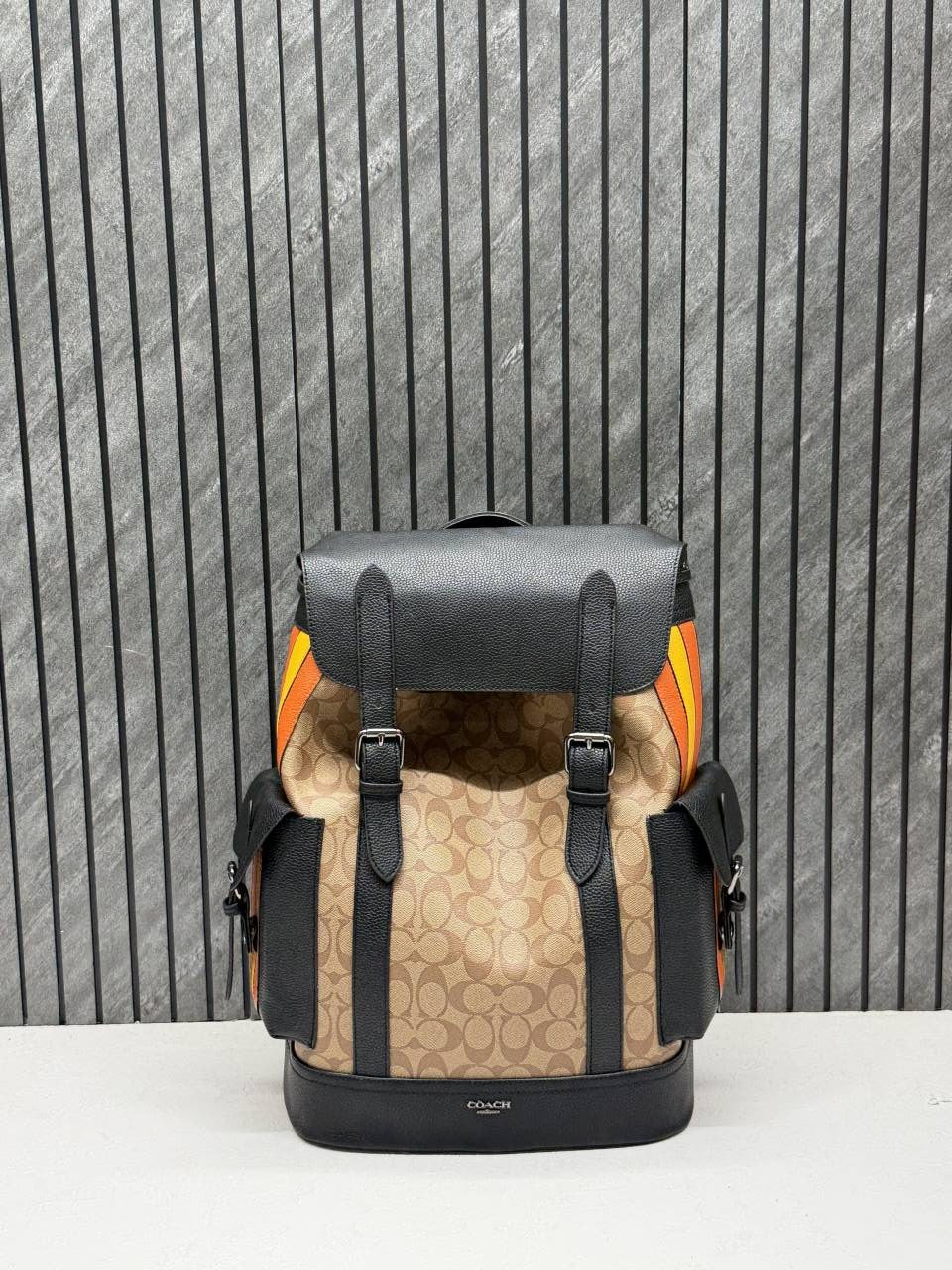 Coach Hudson Rucksack Signature Backpack With DustCover Highend Quality