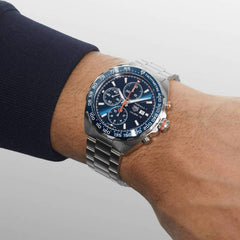 TAG Heuer Formula 1 Battery Chronograph silver blue