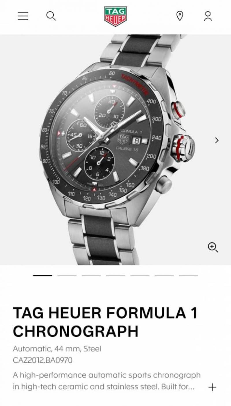 TAG Heuer Formula 1 Battery Chronograph 2 ton grey