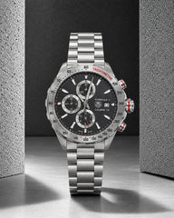 Tag Heuer Formula 1 Battery Chronograph silver Black