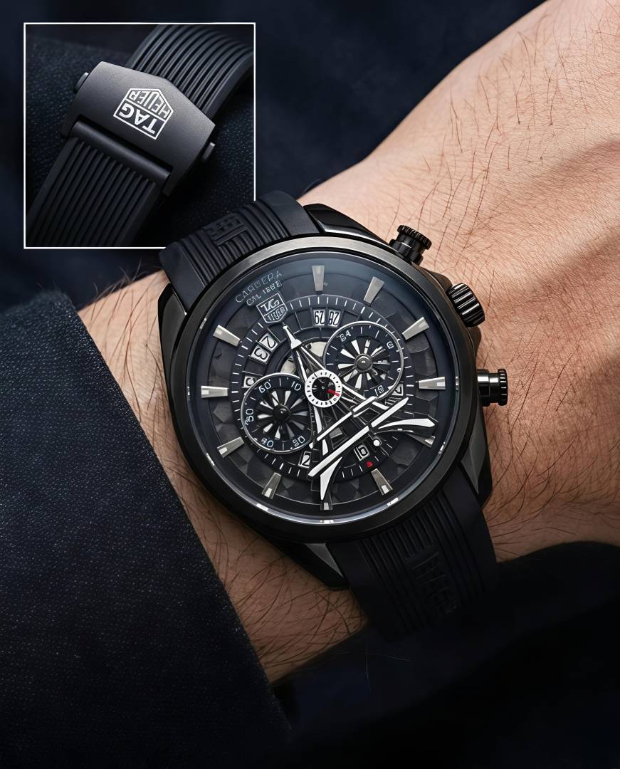 Tag Heuer Carrera Paris Eiffel Tower Black