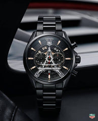 Tag Heuer Carrera Paris Eiffel Tower Full Black
