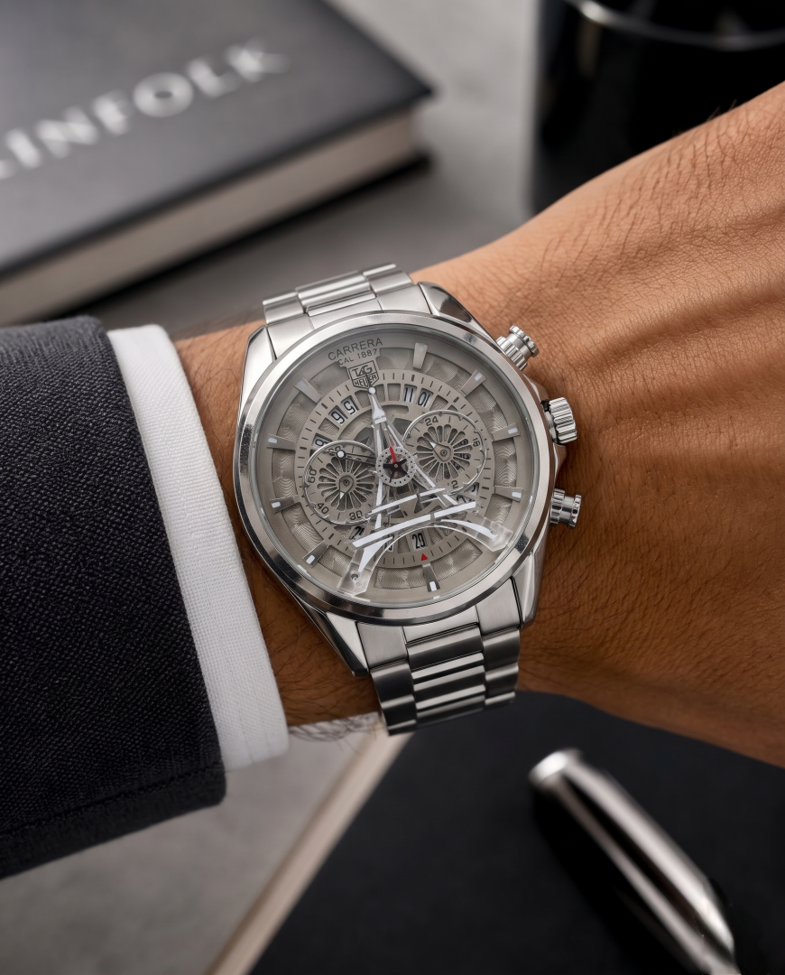 Tag Heuer Carrera Paris Eiffel Tower Silver Grey