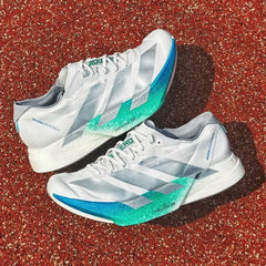 Adidas Adizero Adios Pro 4 Crystal White / Matte Silver / Glory Green