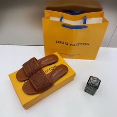 Louis Vuitton Revival Flats Mule For Women With Original Box And Carry Bag