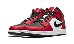 WMNs Nike Air Jordan Retro 1 Mid Chicago ‰ÛÏBlack Toe‰۝