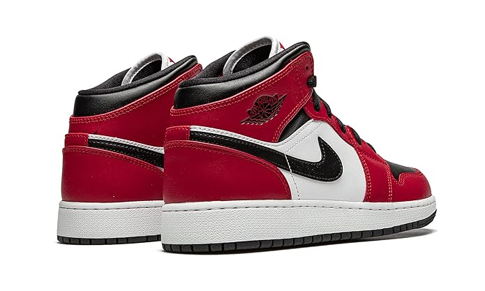 WMNs Nike Air Jordan Retro 1 Mid Chicago ‰ÛÏBlack Toe‰۝