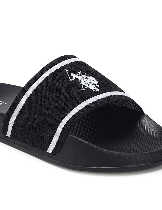 Polo Ralph Lauren Premium Black White Flip-Flop