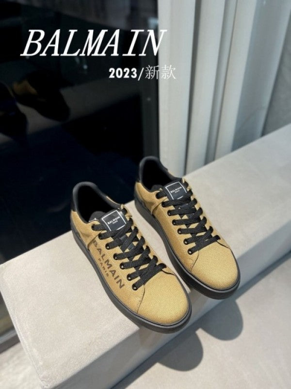 Balmain Logo Print BCourt Sneaker